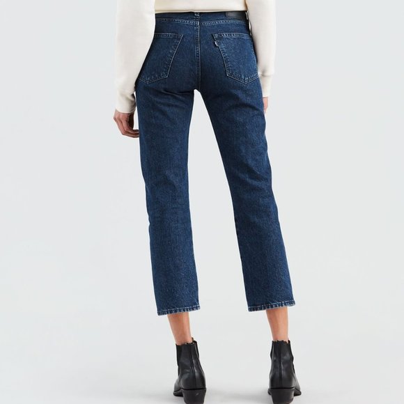 Levis Made & Crafted Slim Crop Two-Tone Wash Jeans - Picture 3 of 7
